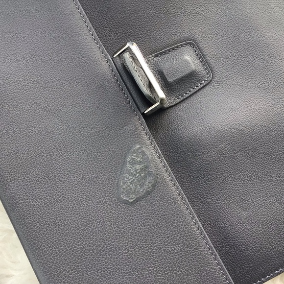 Narciso Rodriguez Leather Messenger with Shoulder Strap - Shows Damage - Picture 10 of 16